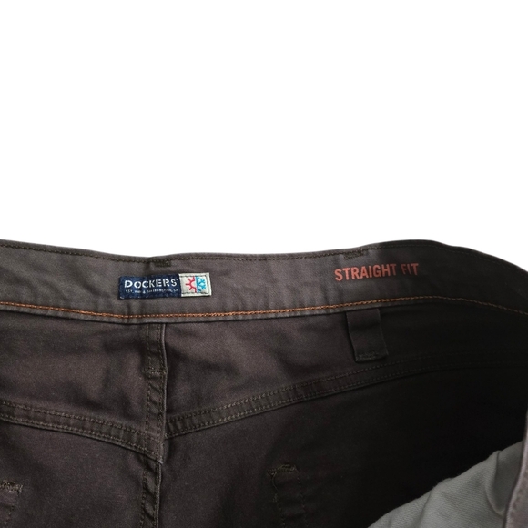 Dockers Men’s Brown Straight Fit Pants 38x30 - Picture 4 of 8